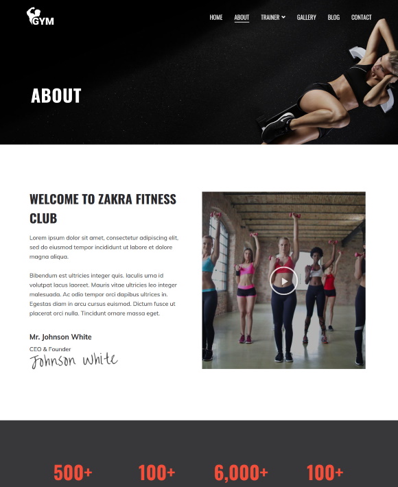 About – Zakra Gym
