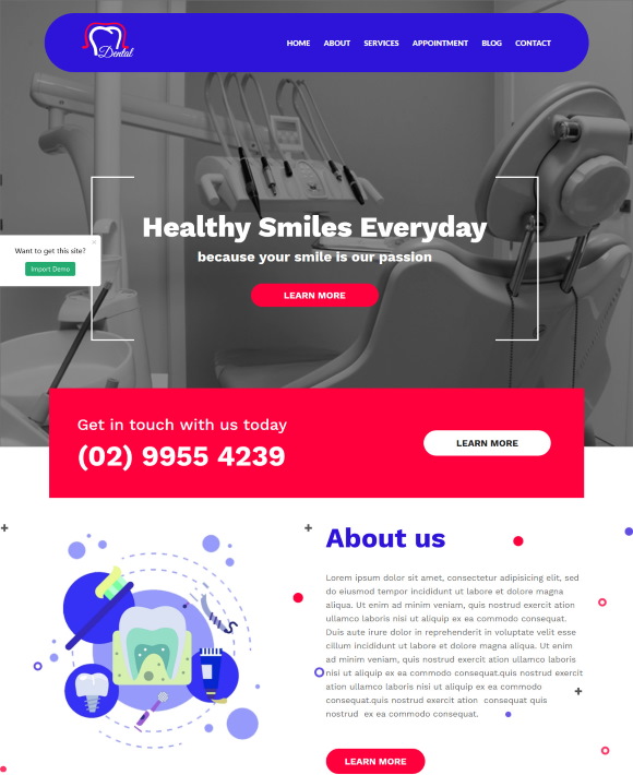 Dental Clinic Template