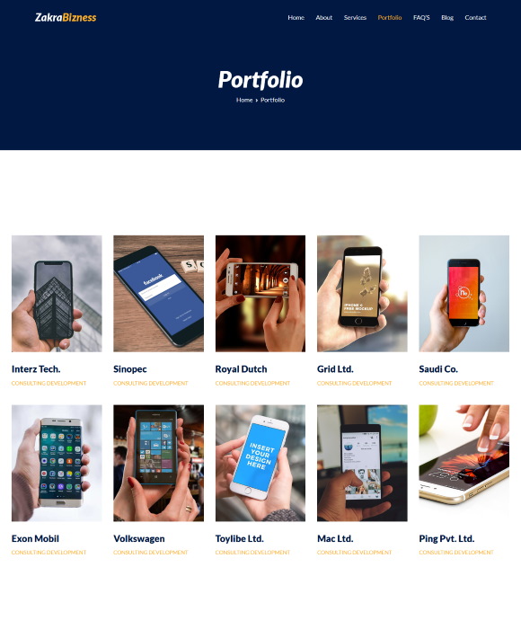 Portfolio – Zakra Business