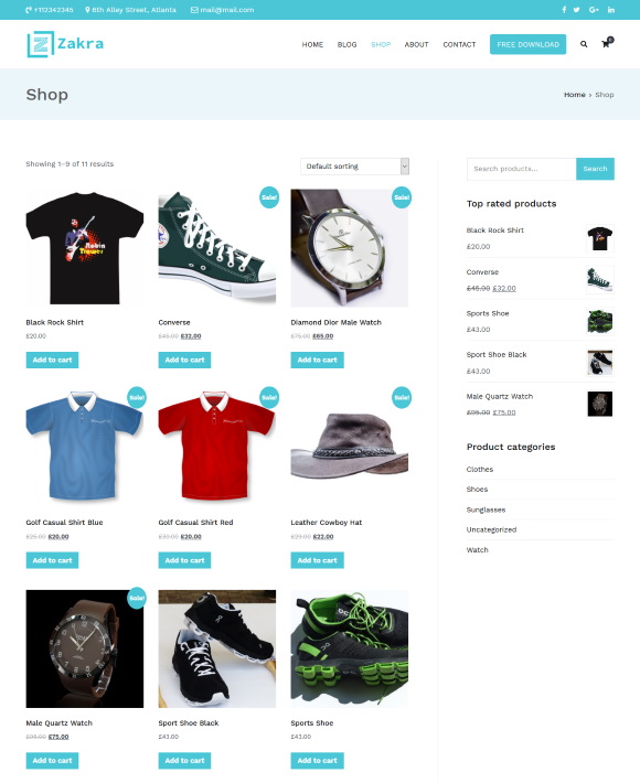 Products – Zakra Business Firm