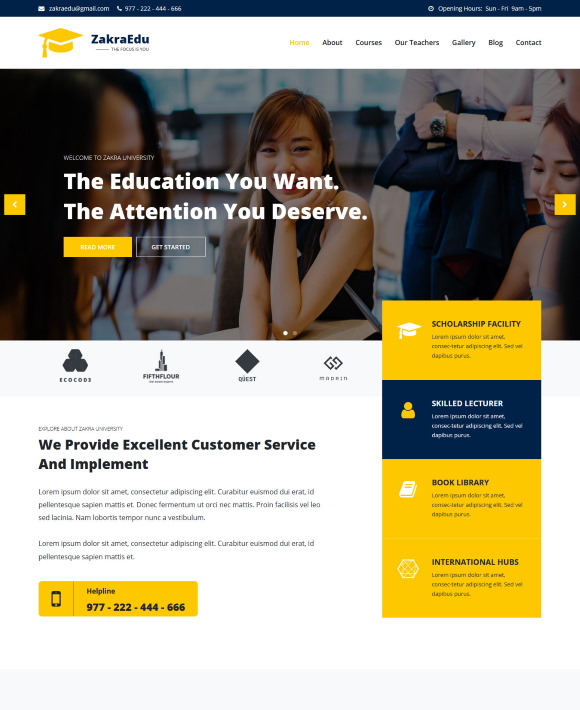 University Template