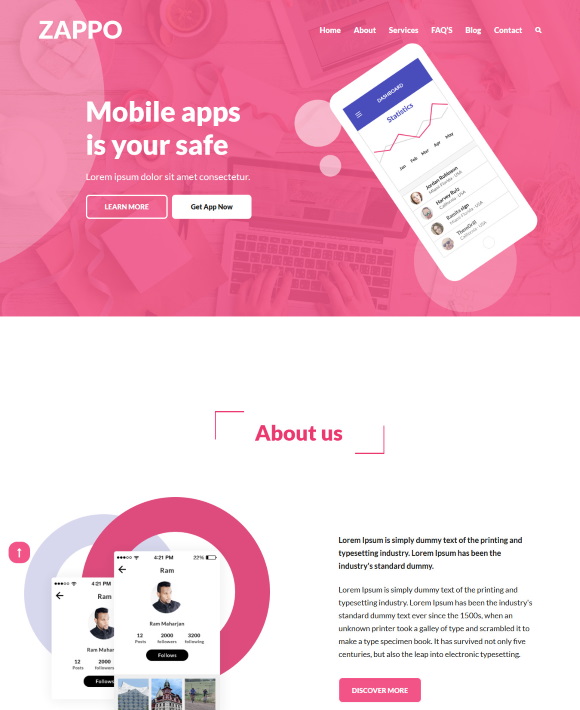 Zappo Template - One of the Best Elementor Templates